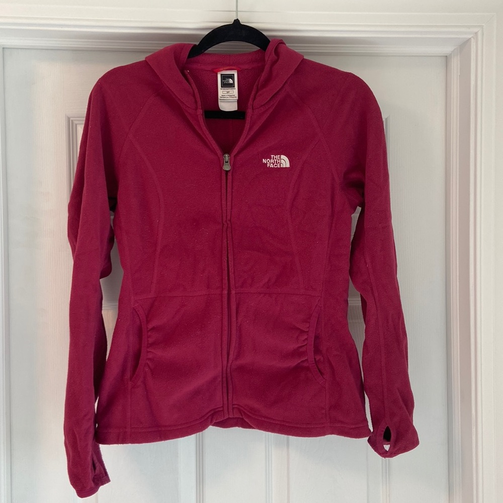 Zip North Face Hooded Sweatshirt